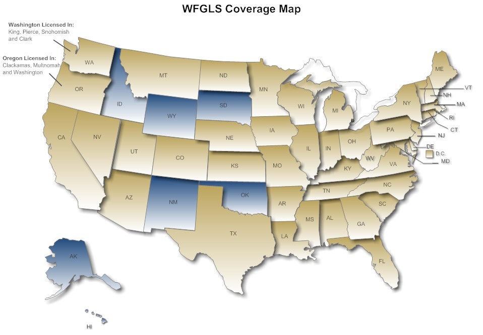 WFGLS Coverage Map